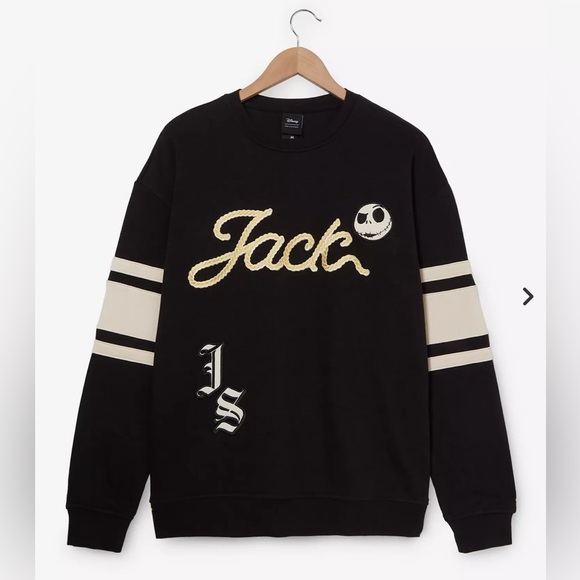 Disney The Nightmare Before Christmas Jack Skellington Character Crewneck - Picture 1 of 8